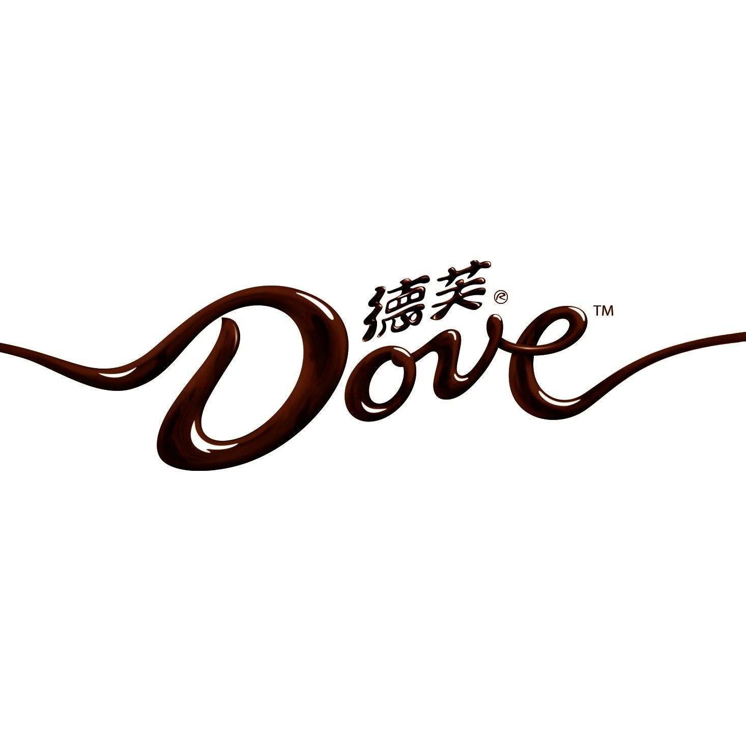 Dove Chocolate product concept logo